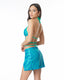 WILMA TIFFANY BLUE SEQUINED MINI SKIRT