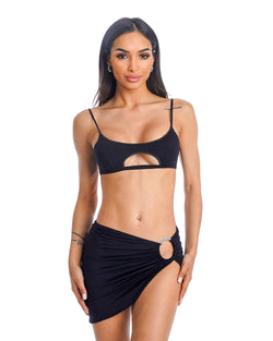 HAVENLY MINI PAREO BLACK