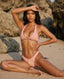 WERONIKA BIKINI SEQUINS VIOLET RED
