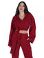EIRLYS CROPPED CRANBERRY