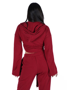 EIRLYS CROPPED CRANBERRY