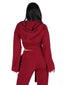 EIRLYS CROPPED CRANBERRY