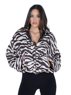 ELARIELLE GIACCA ZEBRA