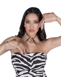 ELODIE COLLETTO E POLSINI POWDER PINK