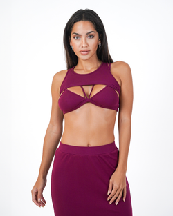 GRACE DOUBLE TOP BURGUNDY