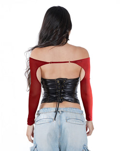 ENRIKA GUANTI CRANBERRY