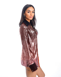 HALO CAMICIA PAILLETTES COCO