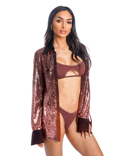 HALO CAMICIA PAILLETTES COCO