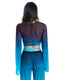 HARBOR TOP CROP DEEP TEAL