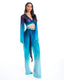 HARBOR TOP CROP DEEP TEAL