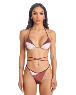 WANIA BIKINI CROSS BLUE TIFFANY