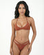 WERONIKA BIKINI SEQUINS VIOLET RED