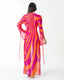 WANDA VESTAGLIA LACCI FUCSIA ORANGE