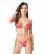 WERONIKA BIKINI SEQUINS FUCHSIA ORANGE