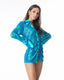 WILLA CAMICIA PAILLETTES BLUETTE TIFFANY