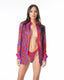 WILLA CAMICIA PAILLETTES VIOLET RED